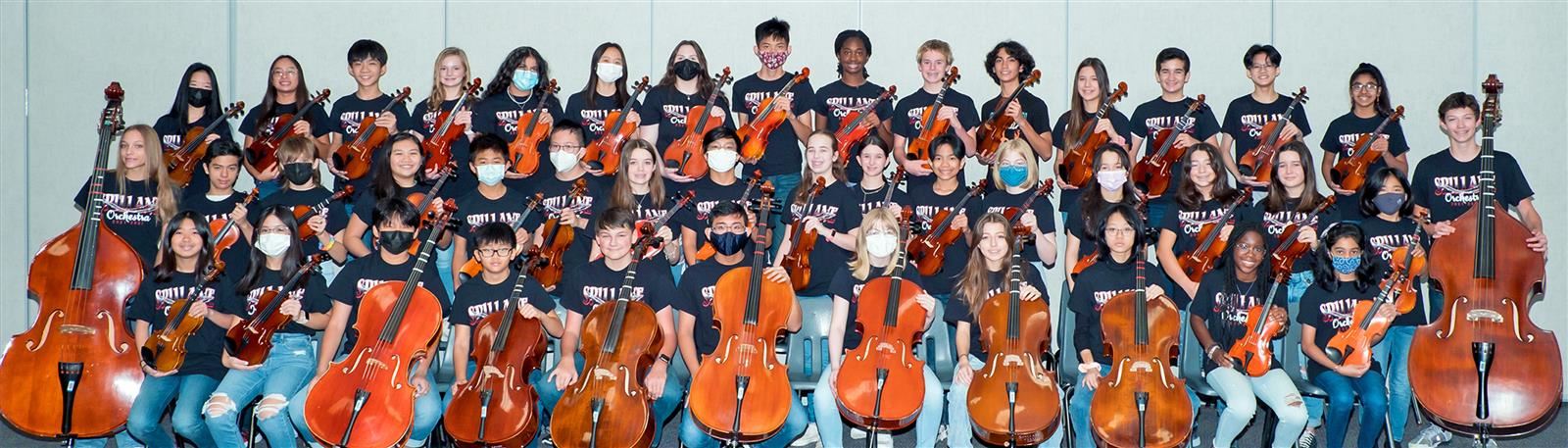 The 2021-2022 Spillane Middle School varsity orchestra was among six ensembles named as a Houston Cup finalist.